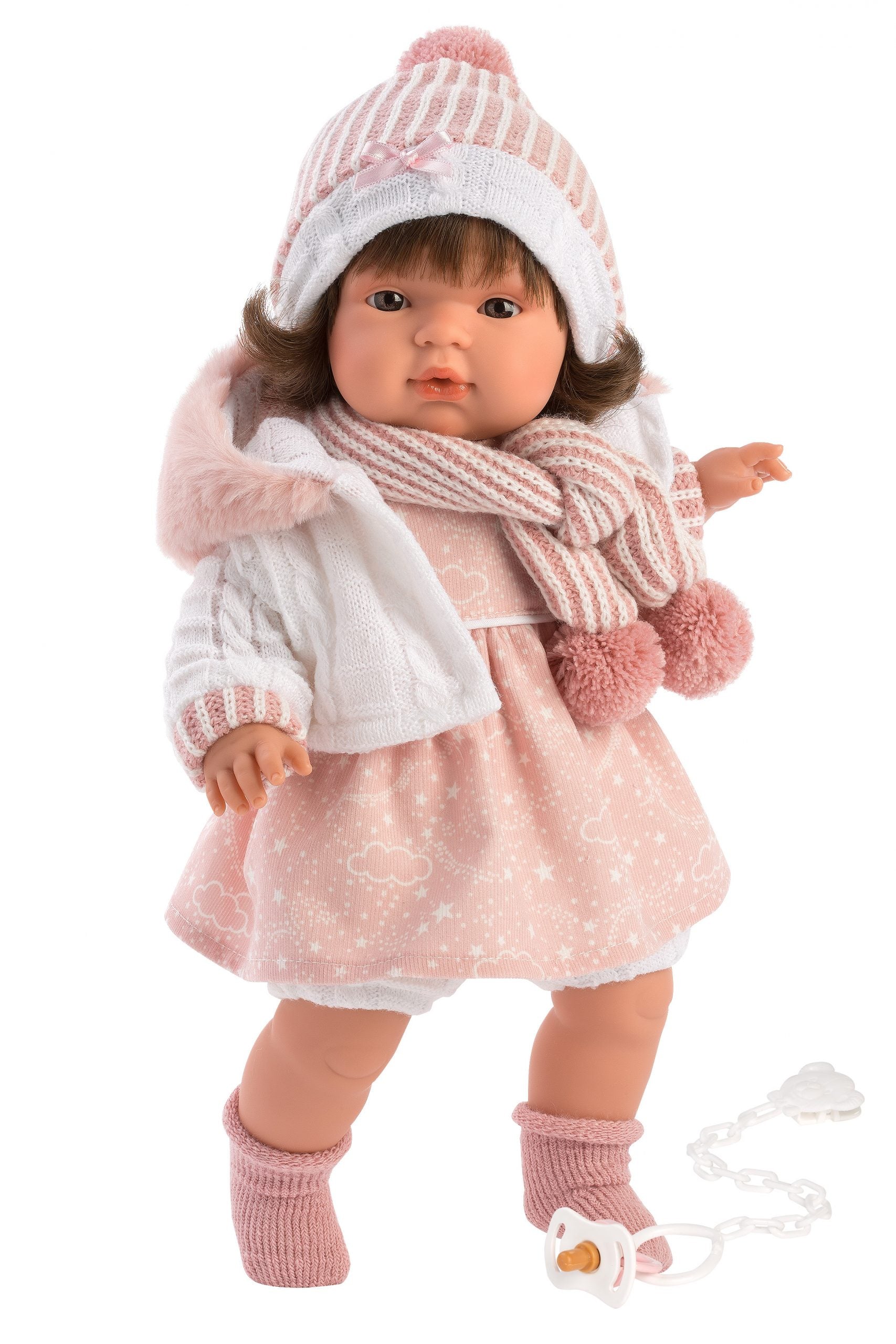 COMING SOON  Llorens Doll Outfit Pink Dress White Jacket