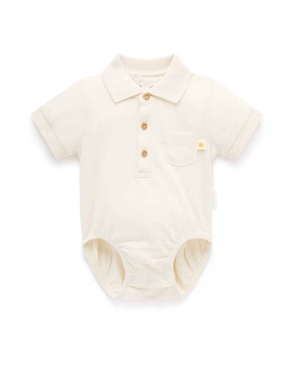 Polo Bodysuit - Cloud