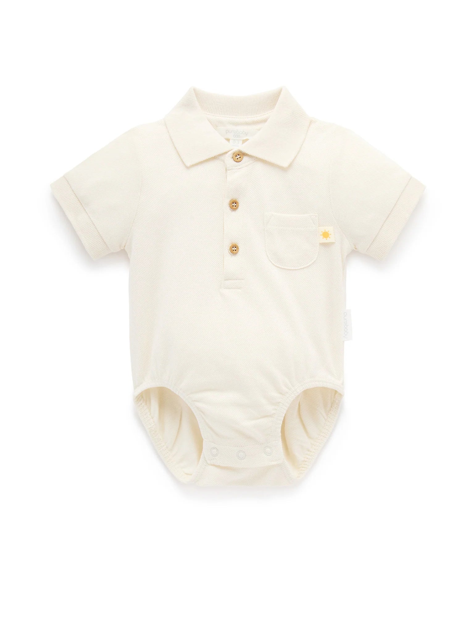 Polo Bodysuit - Cloud