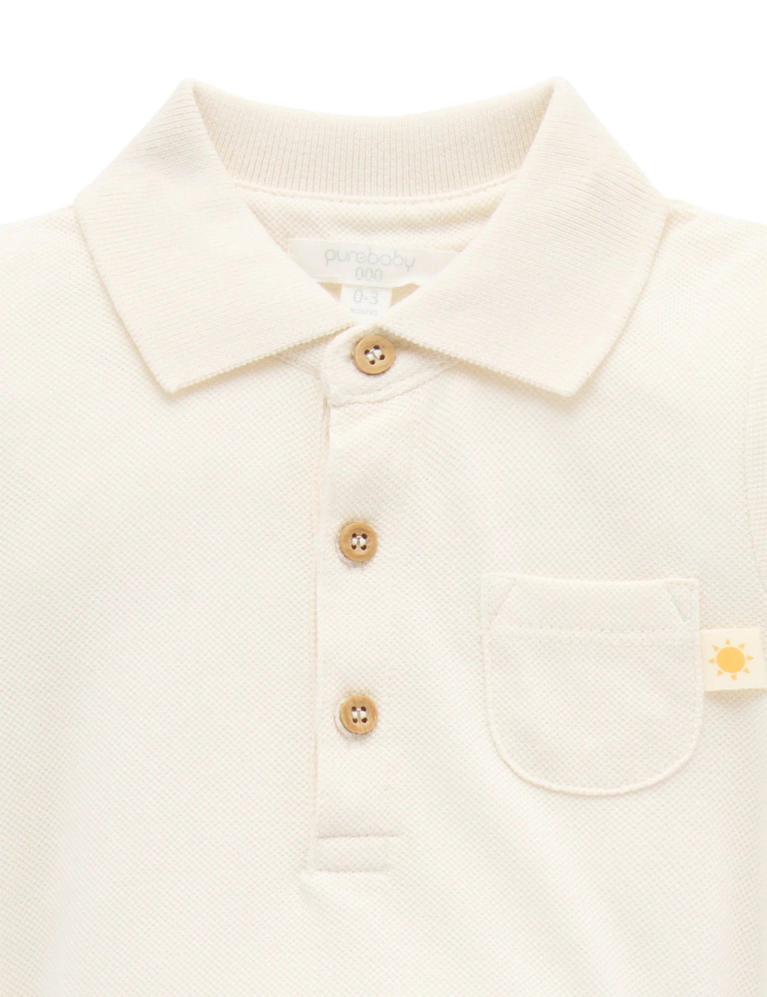 Polo Bodysuit - Cloud