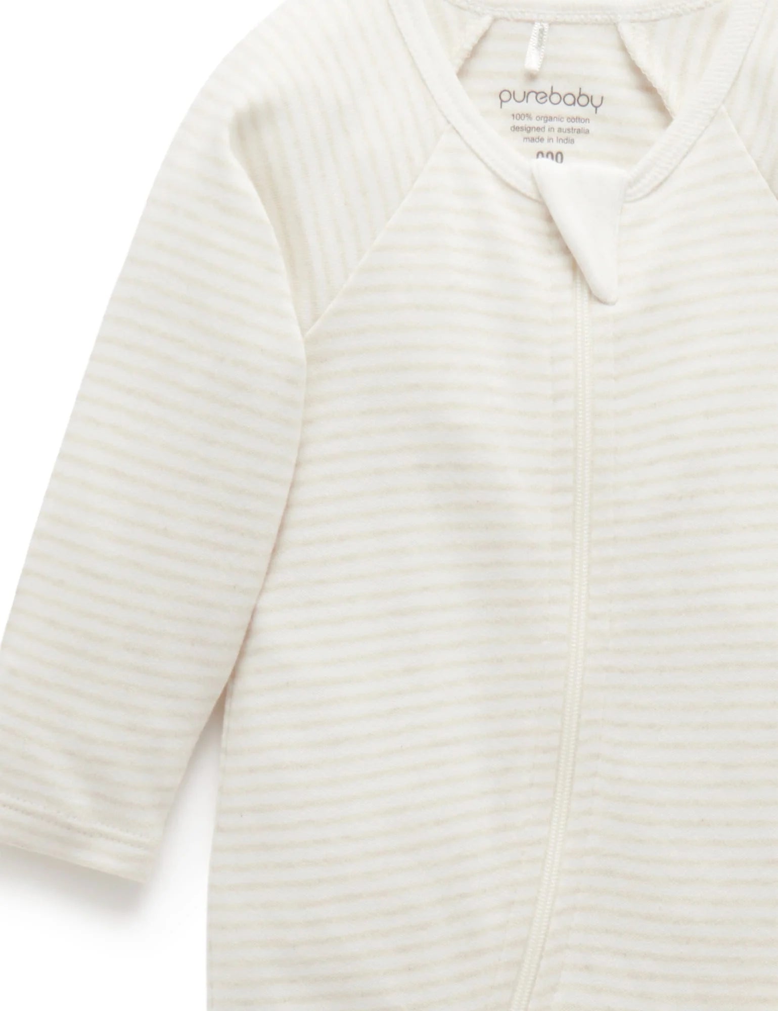 Vanilla Bear 2 Pack Zip Growsuit