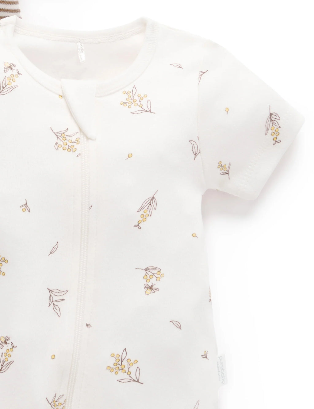 Wattle Bee 2 Pack Short Zip Growsuit