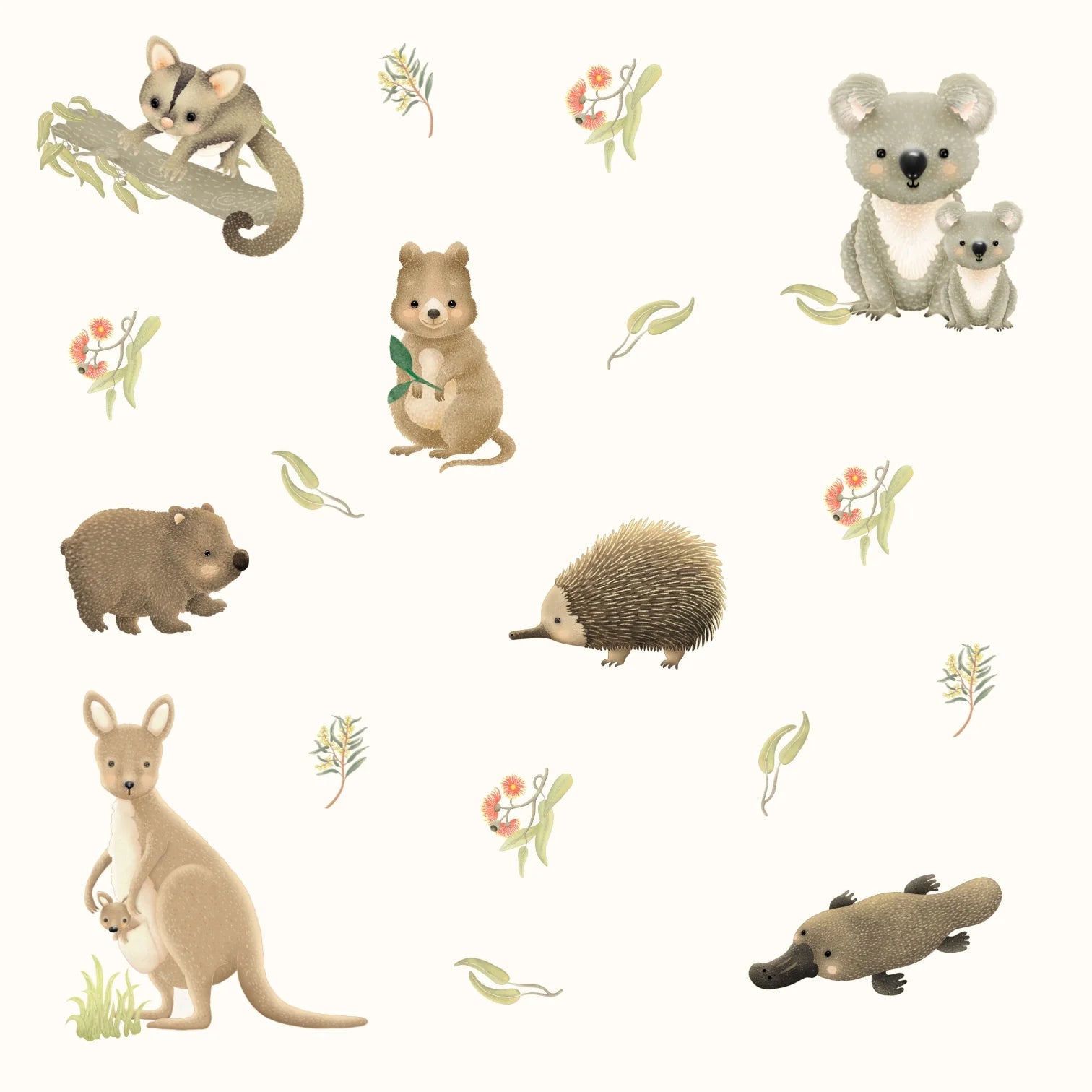 Aussie Animals Greeting Card
