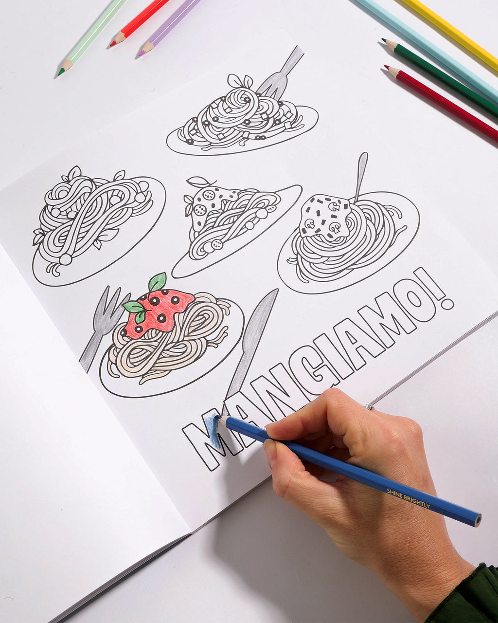 PREORDER Pasta Lovers - Colouring Book