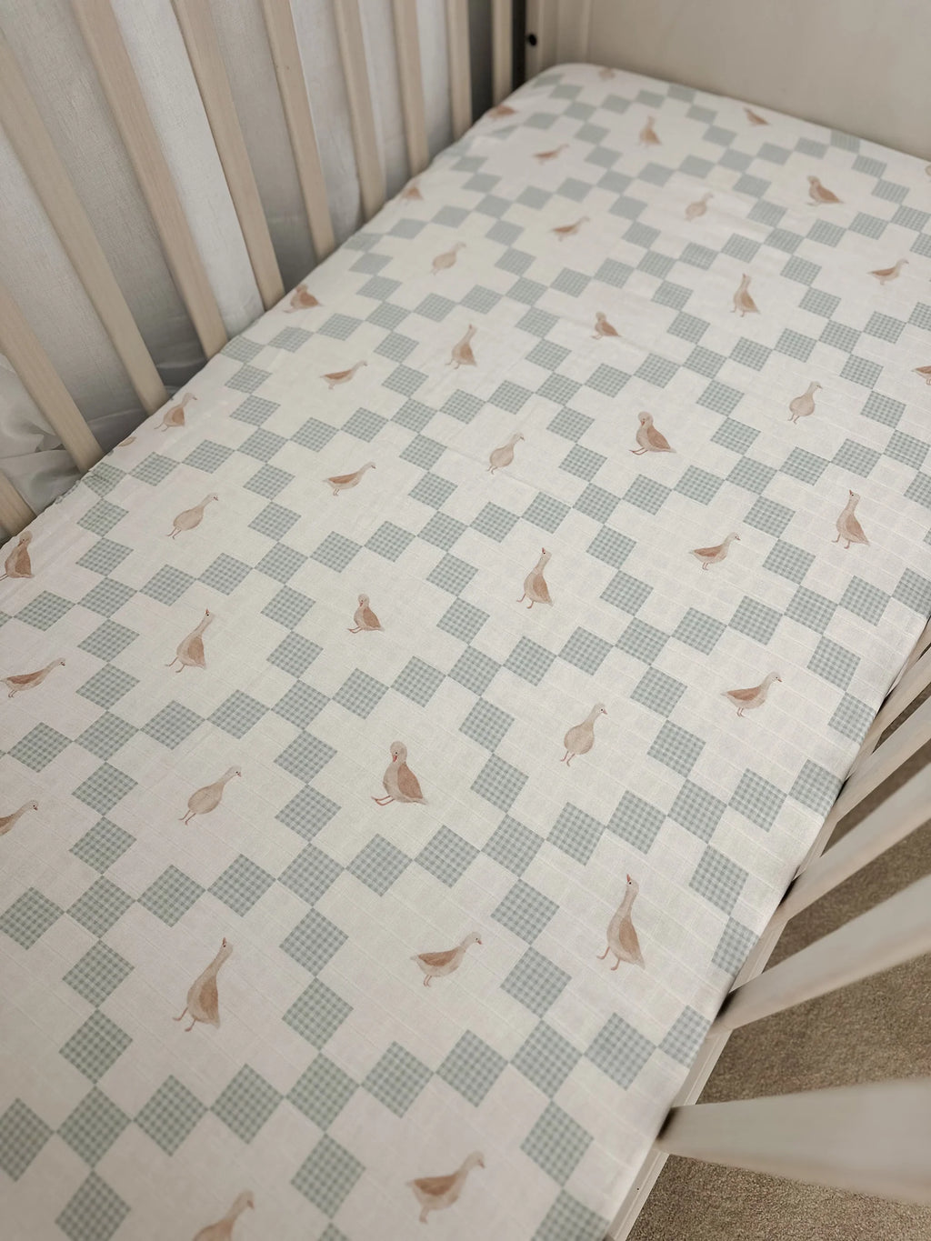 Goosey Gander Fitted Cot Sheet