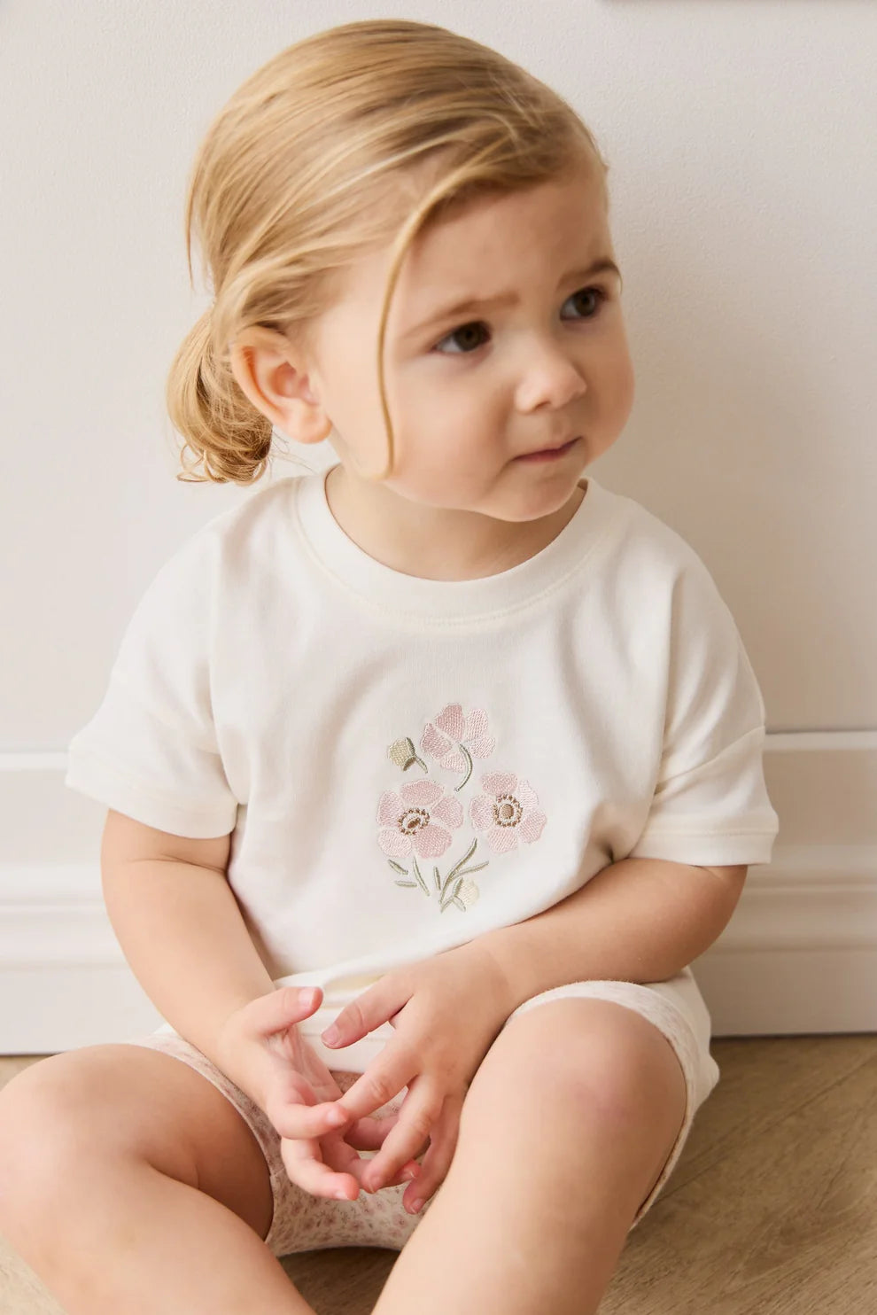 Pima Cotton Mimi Top - Parchment Penelope Rose Quartz