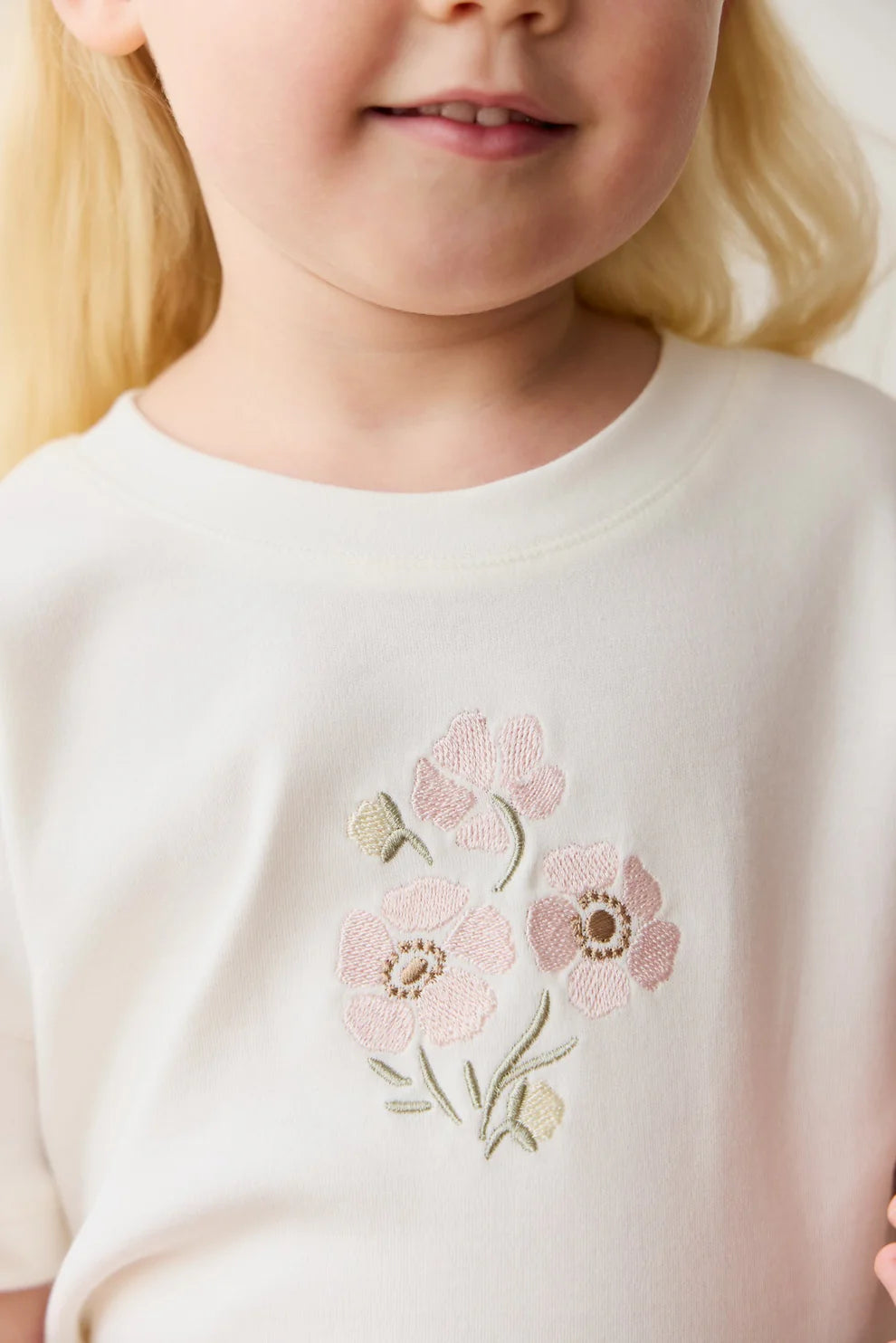 Pima Cotton Mimi Top - Parchment Penelope Rose Quartz