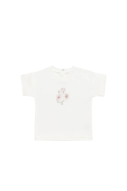 Pima Cotton Mimi Top - Parchment Penelope Rose Quartz