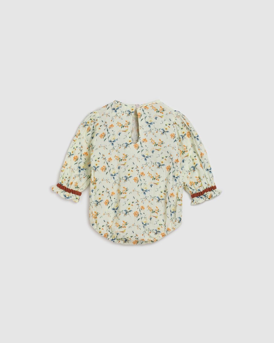 Pixie Playsuit - Natural Bird