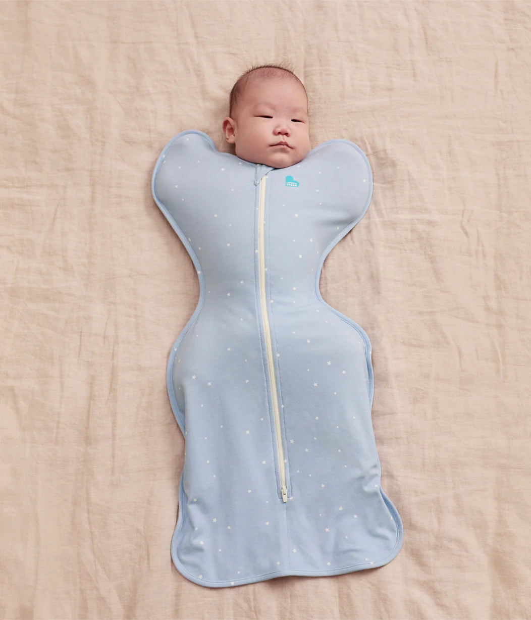 SWADDLE UP 1.0T STRETCH COTTON TWINKLE POWDER BLUE