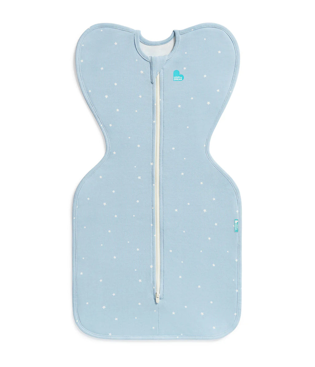 SWADDLE UP 1.0T STRETCH COTTON TWINKLE POWDER BLUE