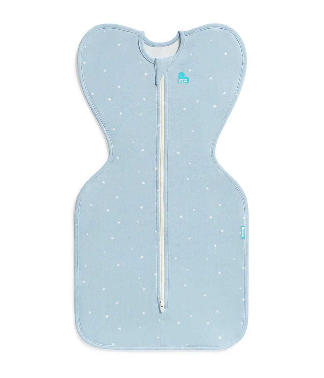 SWADDLE UP 1.0T STRETCH COTTON TWINKLE POWDER BLUE