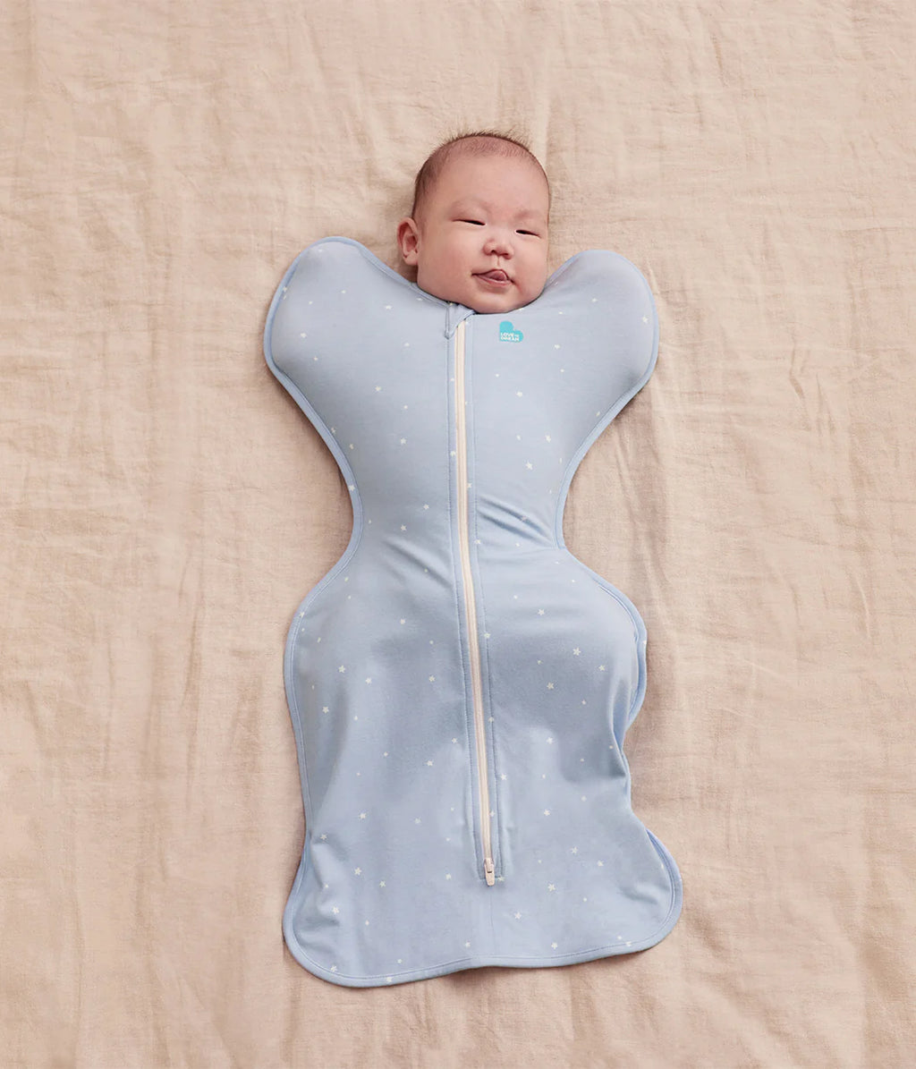 SWADDLE UP 1.0T STRETCH COTTON TWINKLE POWDER BLUE