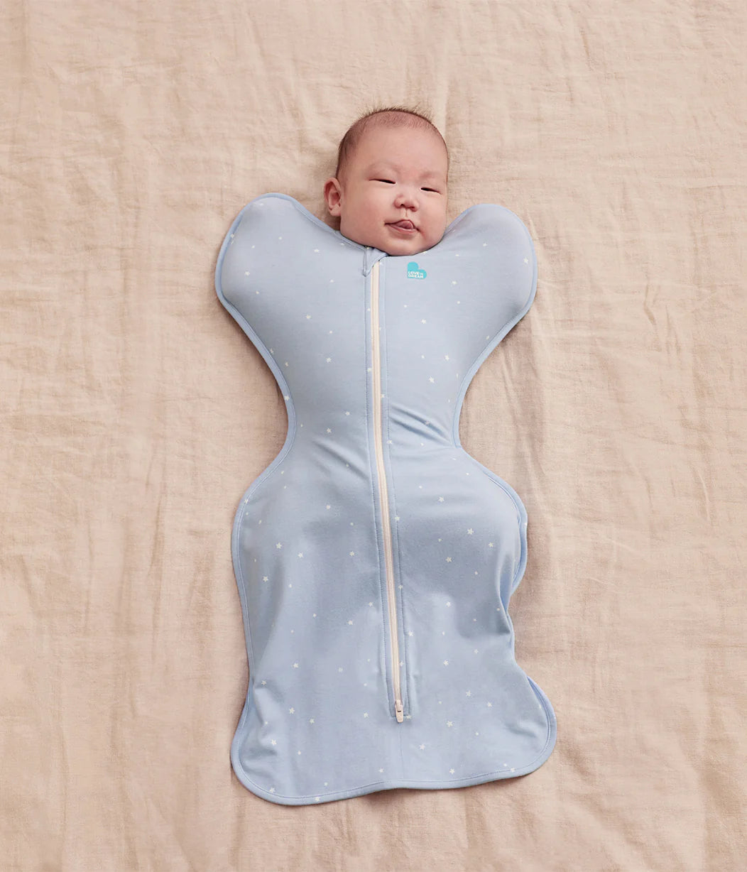 SWADDLE UP 1.0T STRETCH COTTON TWINKLE POWDER BLUE