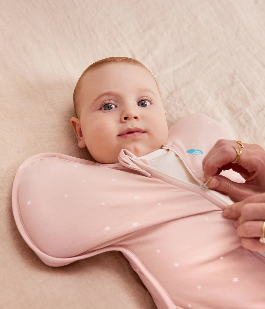 SWADDLE UP 1.0T STRETCH COTTON TWINKLE POWDER PINK