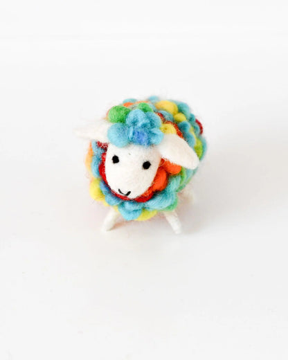 Felt Rainbow Sheep