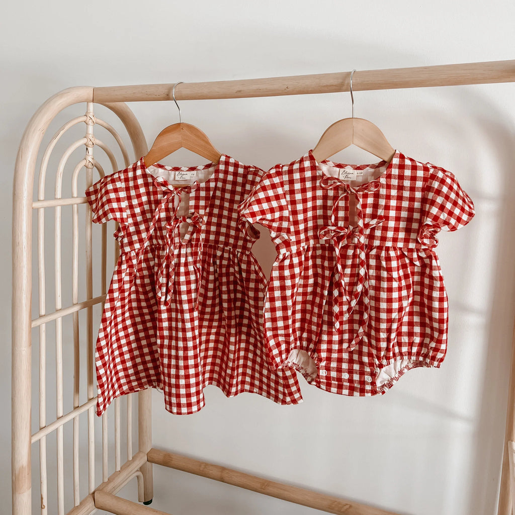 Red Gingham Dress