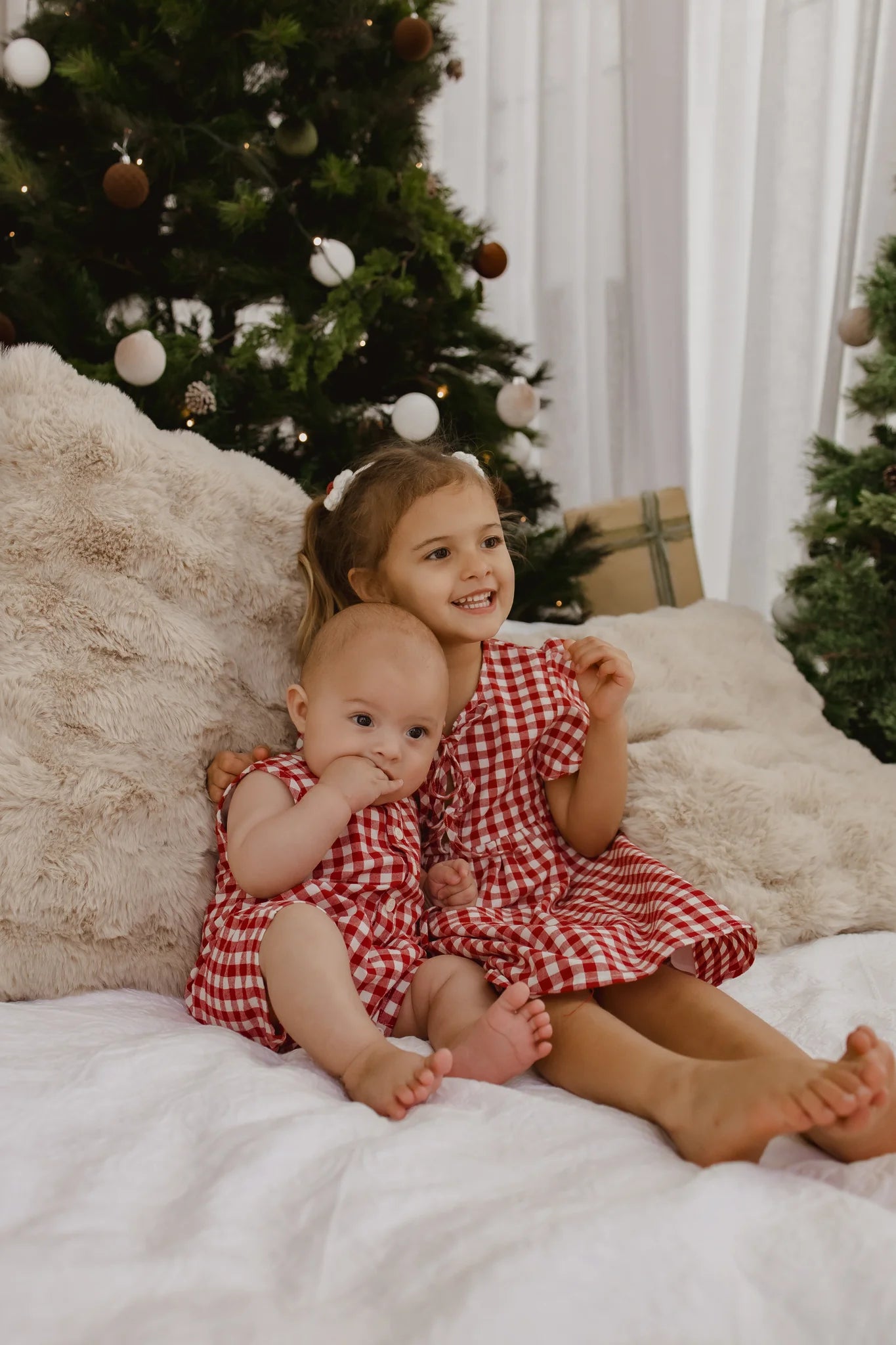 Red Gingham Playsuit