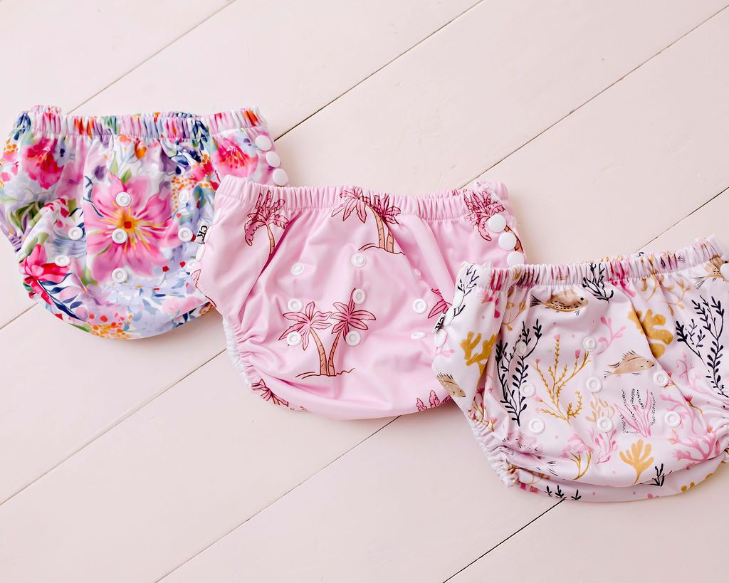 Reusable Swim Nappy - Summer Blooms