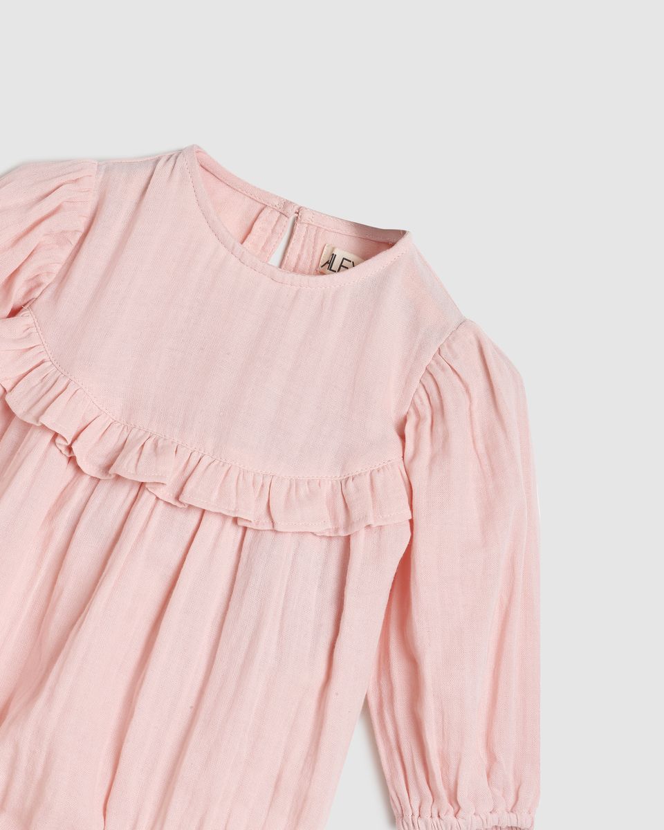 Rita Playsuit - Blush Pink