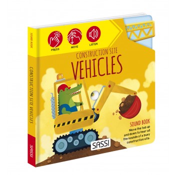 Sassi Sound Book - Construction Site Vehicles