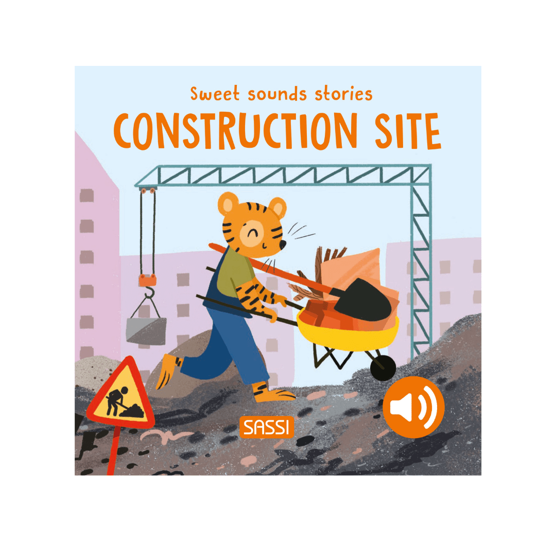 Sassi Board Book Sweet Sounds - Construction Site