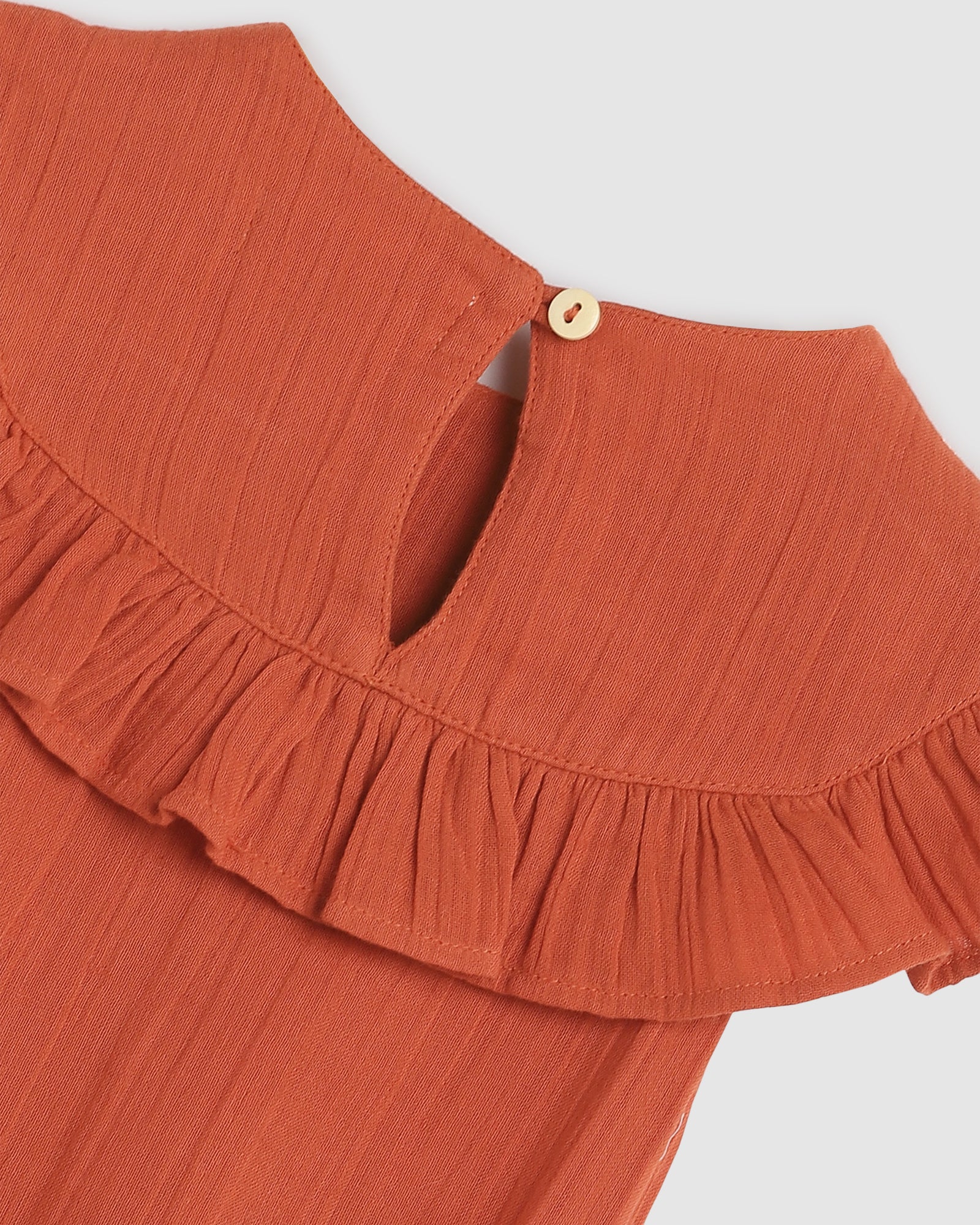 Ethel Playsuit - Flame Red