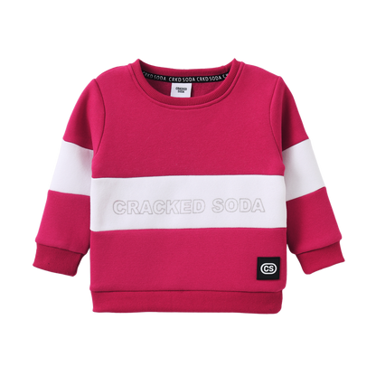 Ruby Detailed Crew Dark Pink