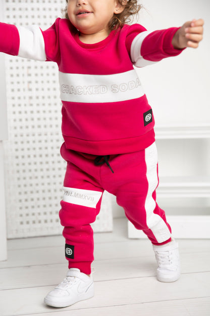 Ruby Detailed Crew Dark Pink