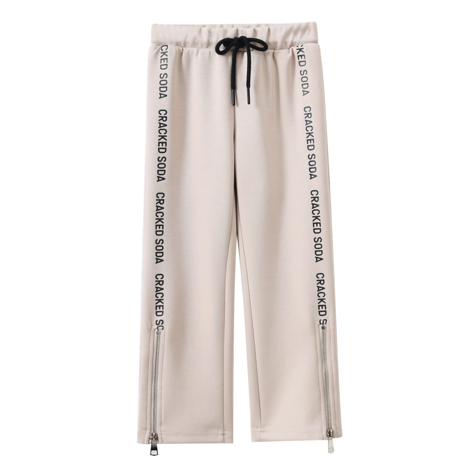 Harper Detail Pant With Zip - Sand