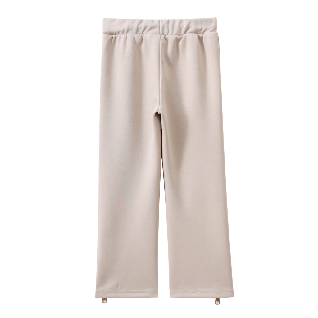 Harper Detail Pant With Zip - Sand
