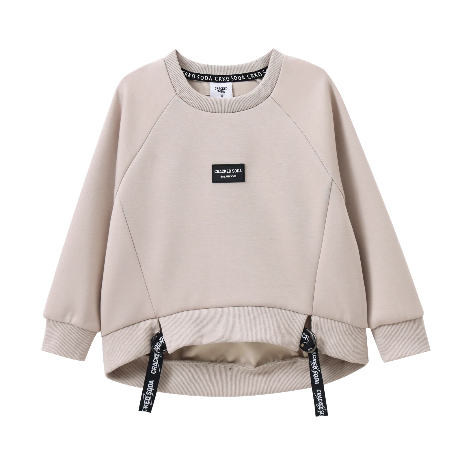 Harper Detailed Strap Crew - Sand