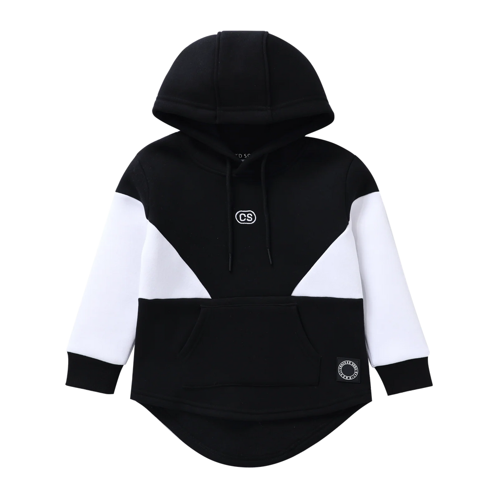 Zayn Essential Hoodie - Black/White