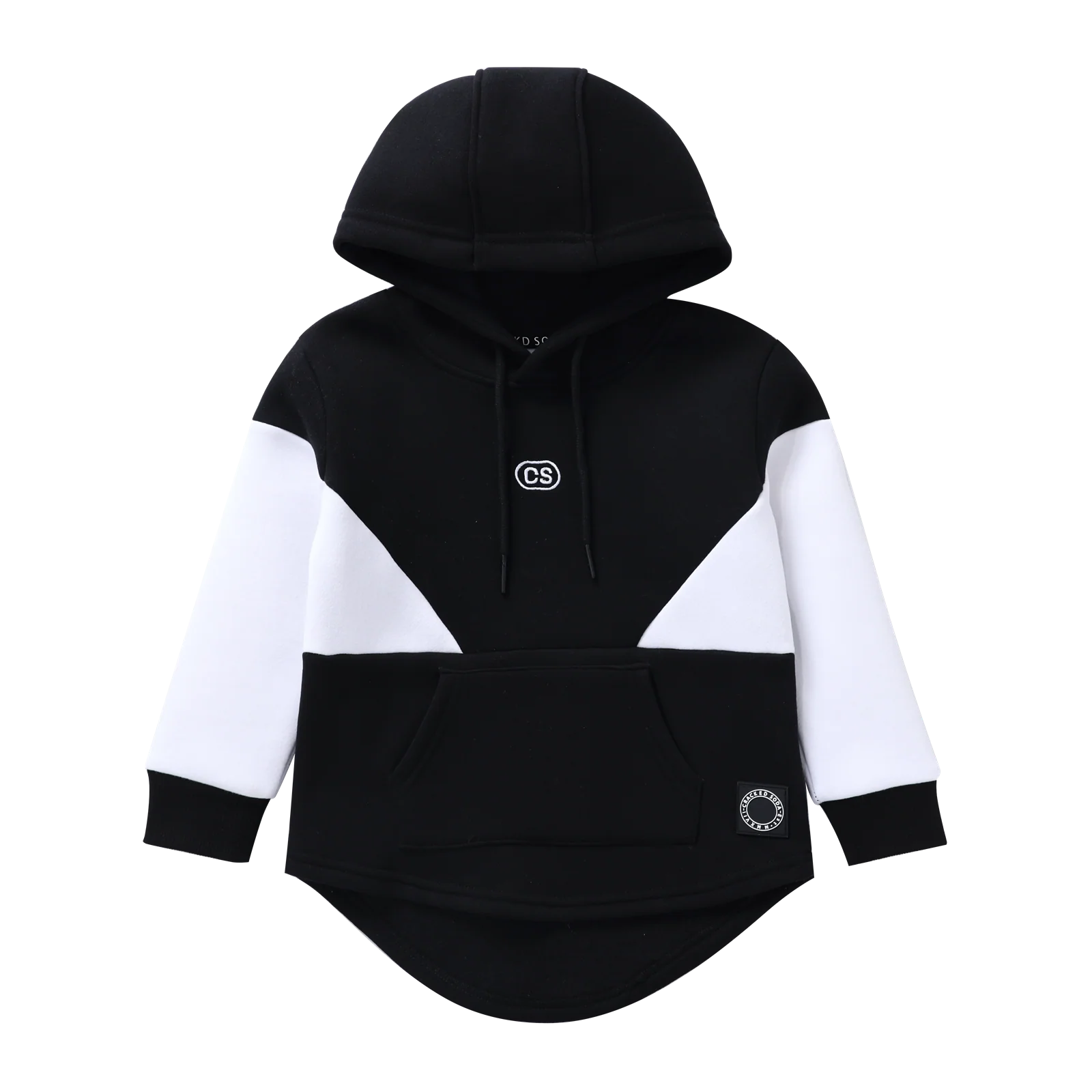 Zayn Essential Hoodie - Black/White