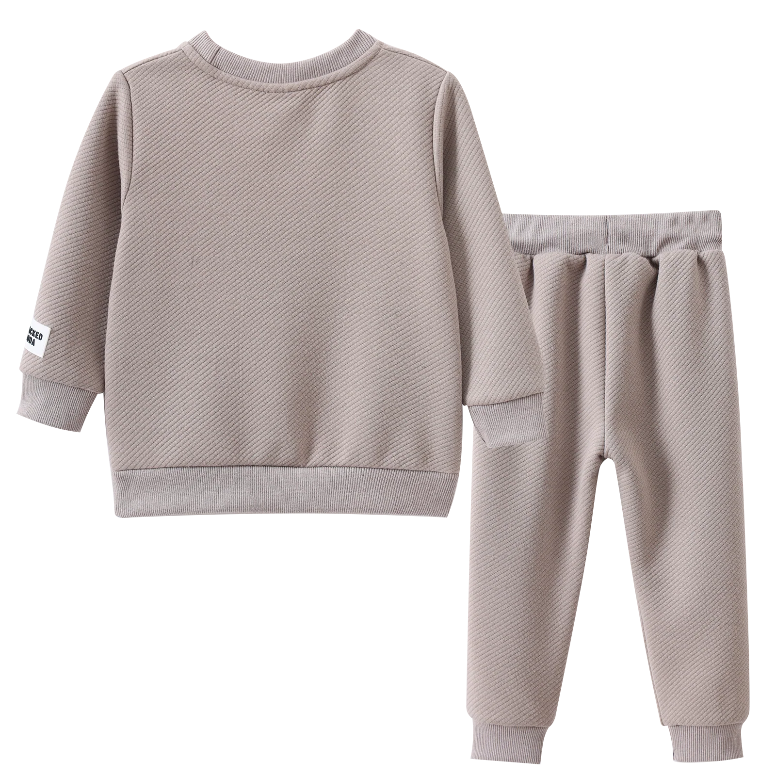 Theodore Quilted Crew Set - Truffle