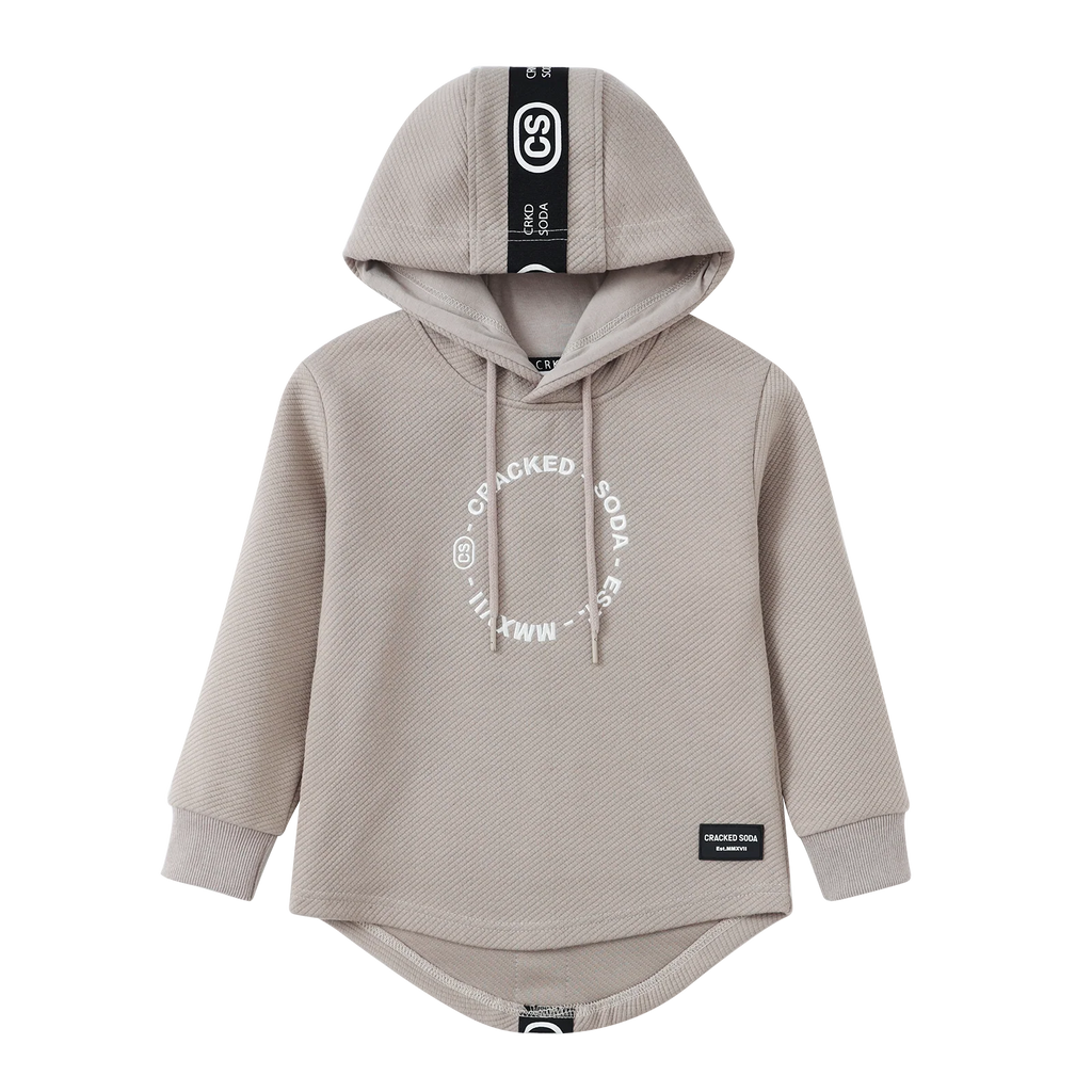 Theodore Quilted Hoodie - Truffle