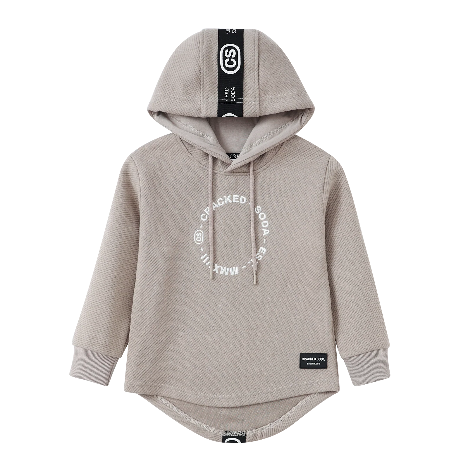 Theodore Quilted Hoodie - Truffle
