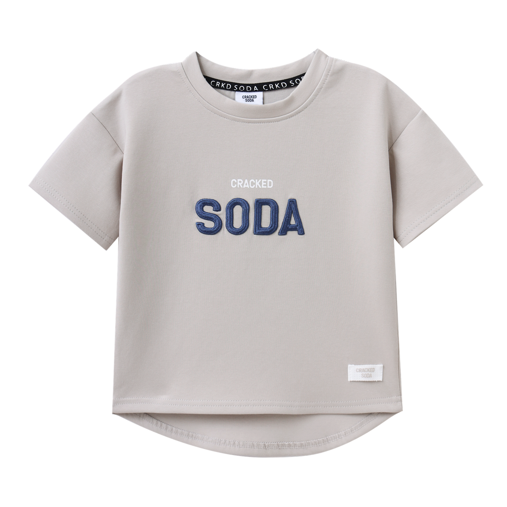 Max Scoop Tee - Pebble