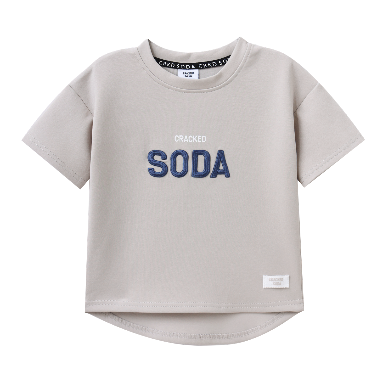 Max Scoop Tee - Pebble