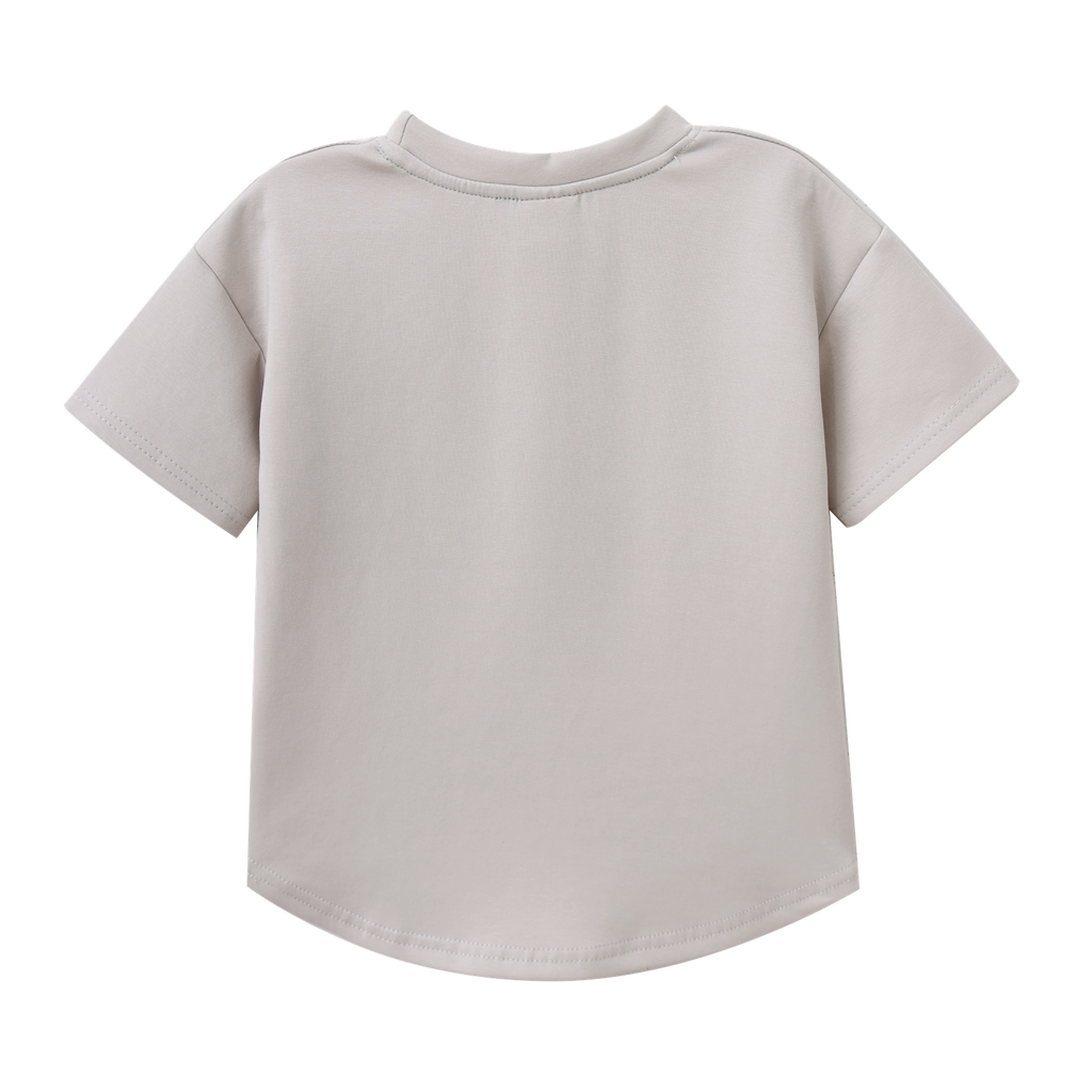 Max Scoop Tee - Pebble
