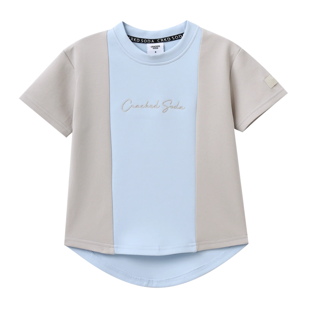 Storm Scoop Multi Tee - Blue/Pebble