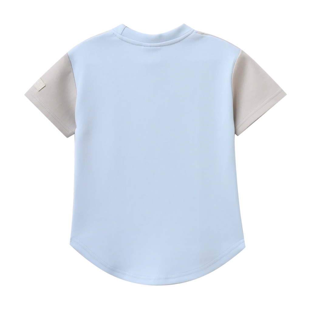 Storm Scoop Multi Tee - Blue/Pebble
