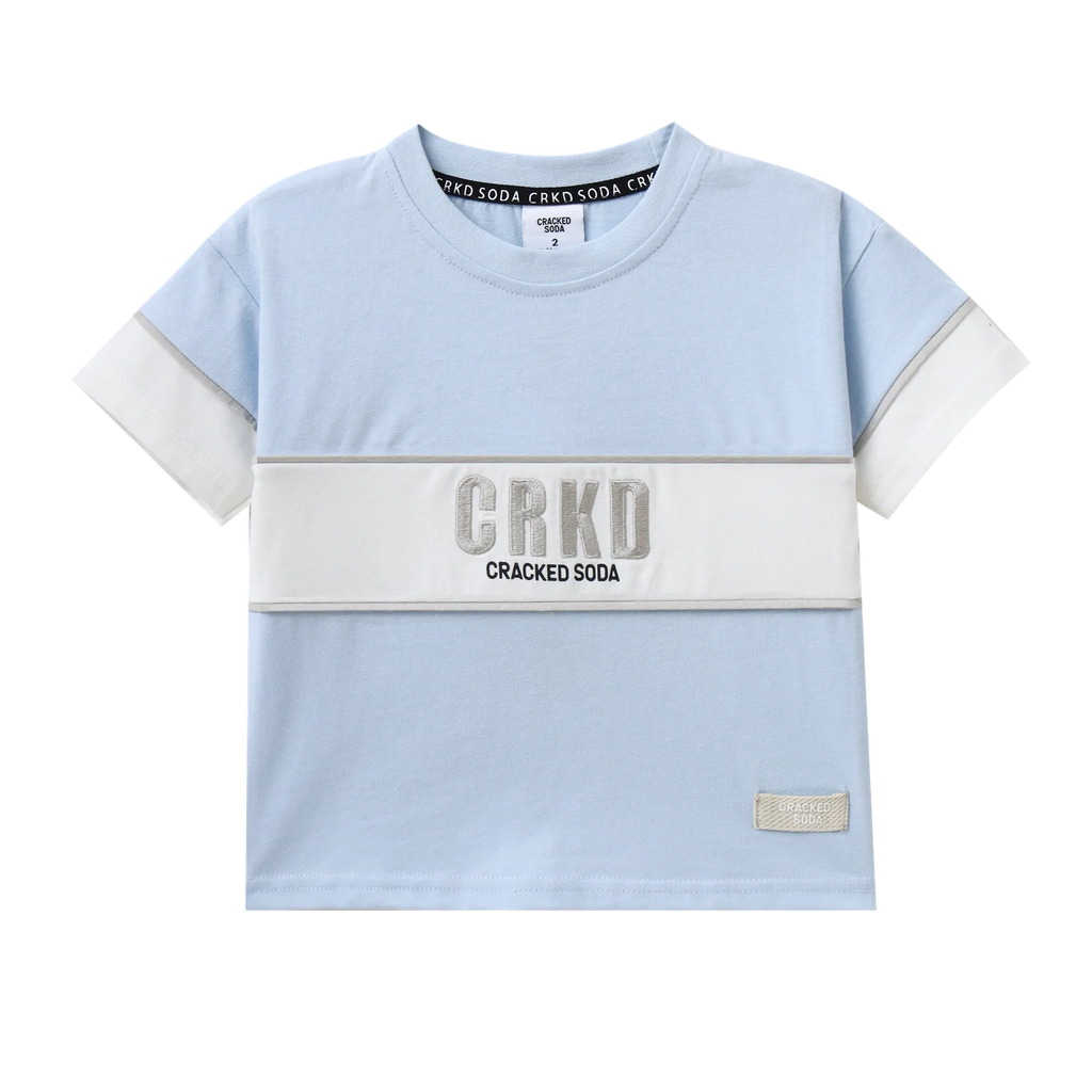 Storm CRKD Multi Tee - Blue/White