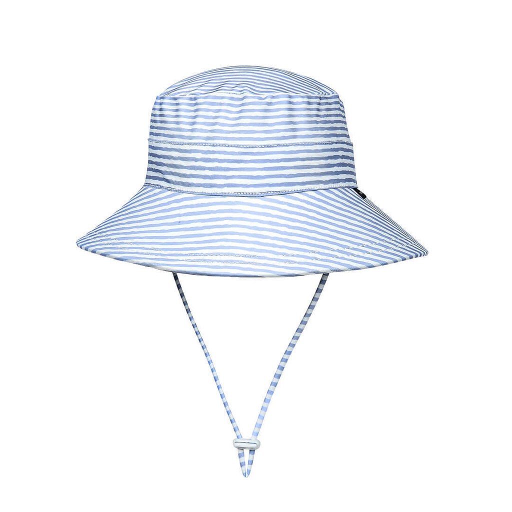 Kids Classic Swim Bucket Beach Hat - Stevie Stripe