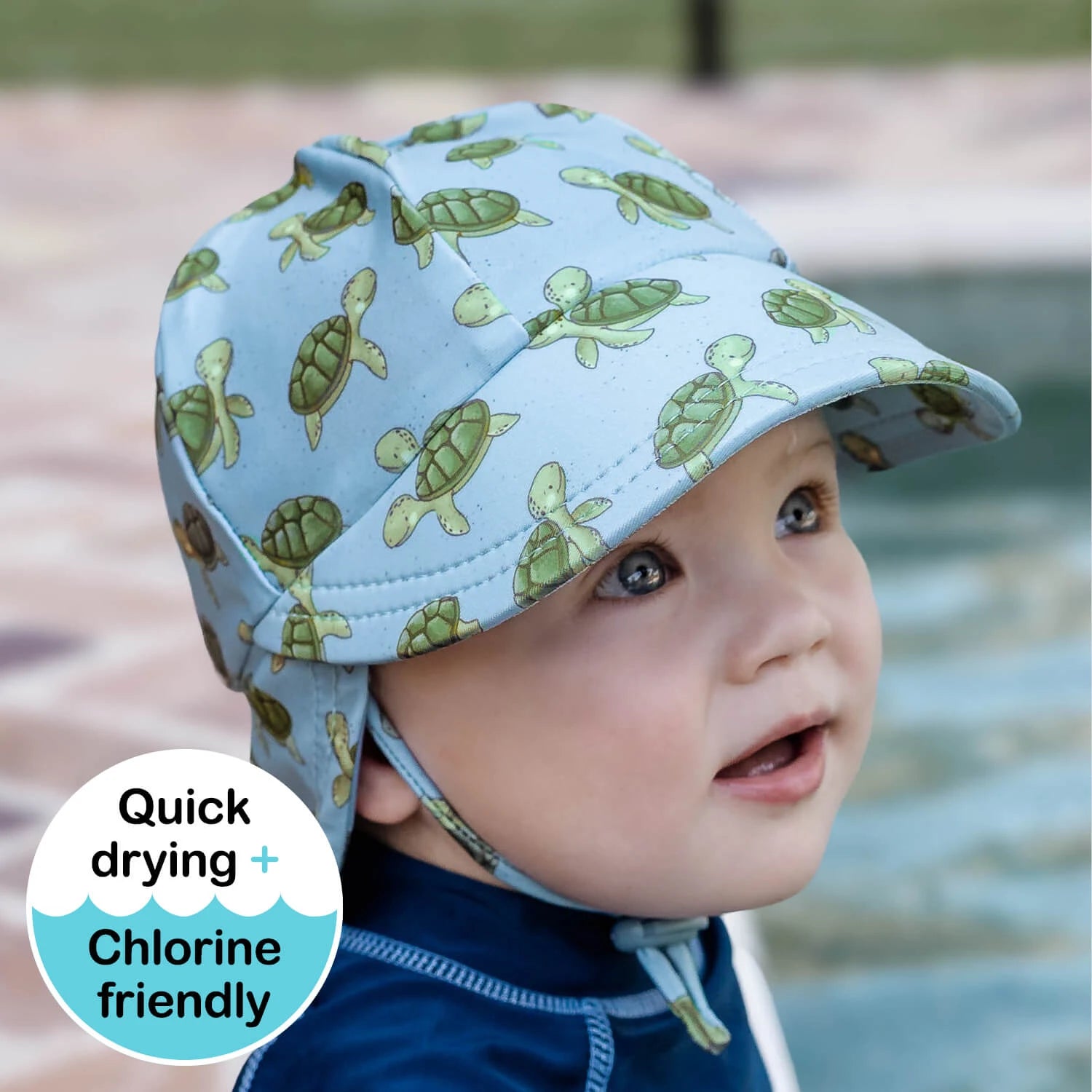 Swim Legionnaire Flap Beach Hat - Sheldon