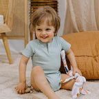 Sage Short Sleeve Organic Bodysuit