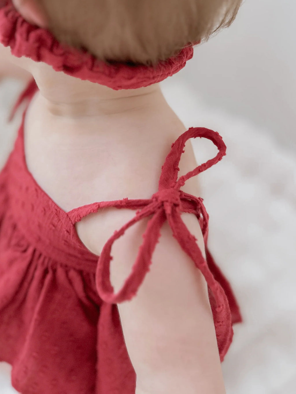 Scarlett Dobby Tie Romper