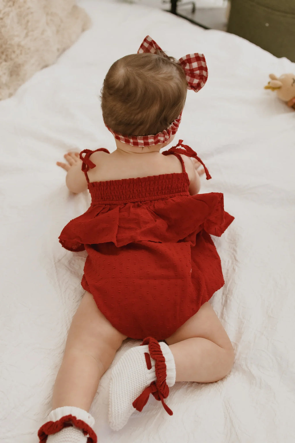 Scarlett Dobby Tie Romper