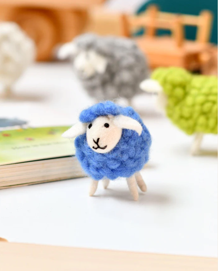 Felt Blue Sheep