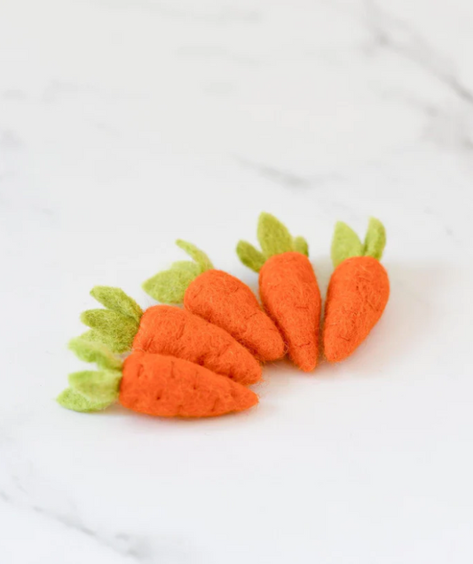 Felt Carrots - Set of 5